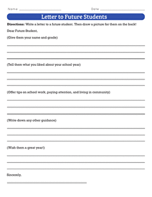 Letter to Future Students
