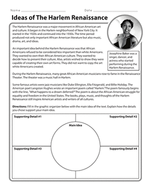 Ideas of The Harlem Renaissance
