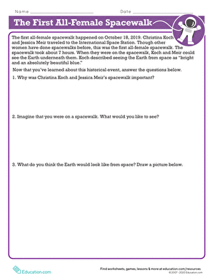 The First All-Female Spacewalk