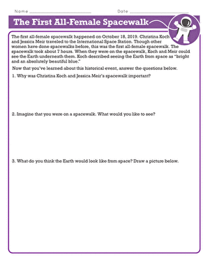The First All-Female Spacewalk large image