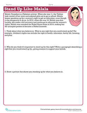 Stand Up Like Malala