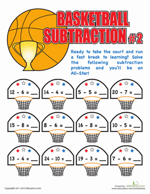 Basketball Subtraction #2