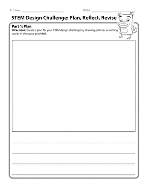 STEM Design Challenge: Plan, Reflect, Revise