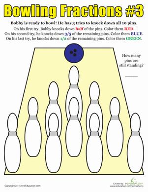 Bowling Fractions #3