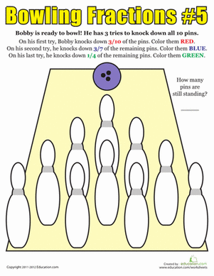Bowling Fractions #5