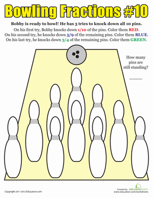 Bowling Fractions #10