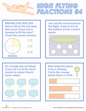 Flying Fractions 4