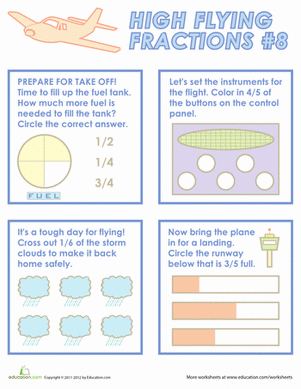 Flying Fractions 8