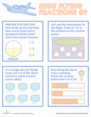 Flying Fractions 9