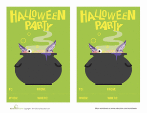 Halloween Party Invitations