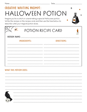 Halloween Story Starters #3