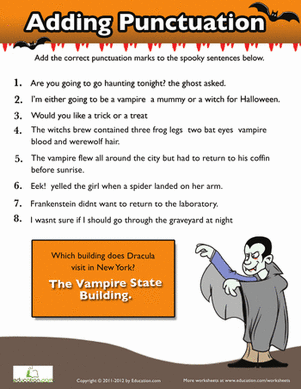Using Punctuation this Halloween