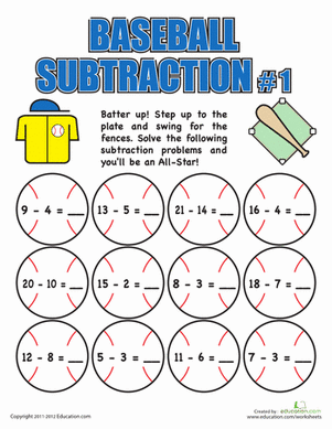 Baseball Subtraction