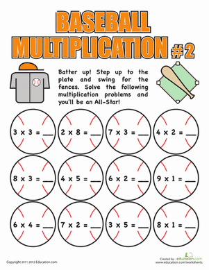 Baseball Multiplication #2