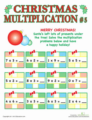 Christmas Multiplication #5