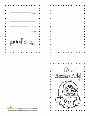 Printable Christmas Invitations