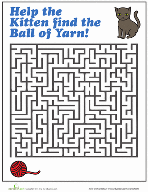 Kitten Maze