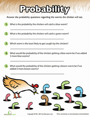 Probability Practice: Worms