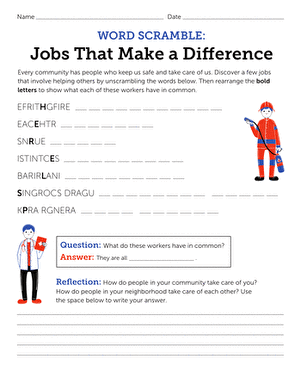Jobs That Make a Difference