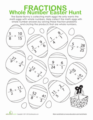 Easter Fractions