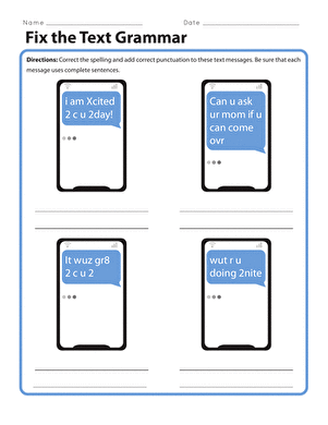 Fix the Text Grammar
