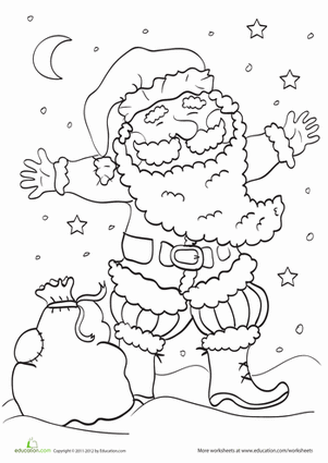 Santa Claus Coloring Page