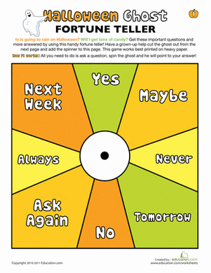 Halloween Fortune Spinner