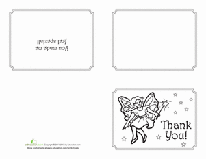Fairy Thank You Card