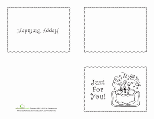 Birthday Cake Card