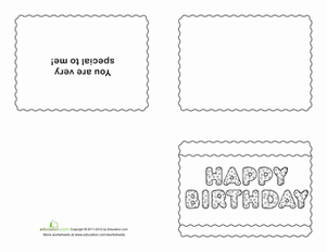 Happy Birthday Card Template
