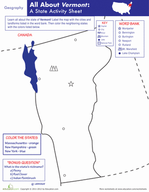 Vermont Geography