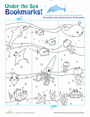Coloring Bookmarks