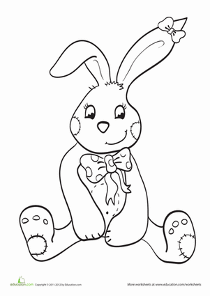 Bunny Coloring Page