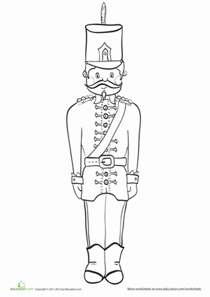 Toy Soldier Coloring Page