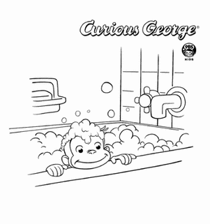 Curious George Bubble Bath