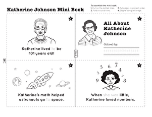 Katherine Johnson Mini Book