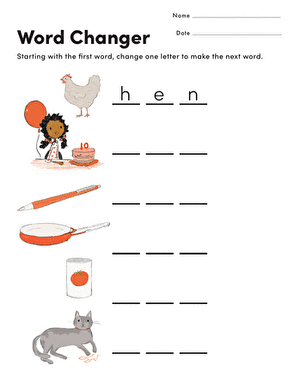 Presto-Chango! Word Changer #4