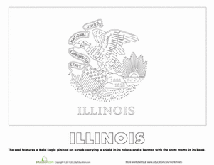 Illinois State Flag