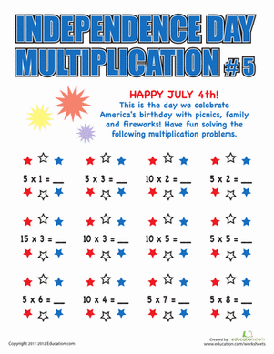 Independence Day Multiplication #5