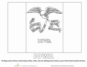 Iowa State Flag