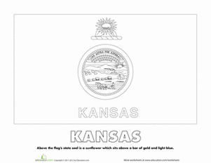 Kansas State Flag