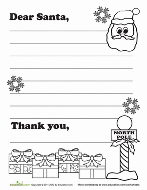 Write Santa A Letter