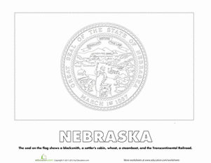 Nebraska State Flag