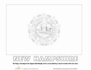 New Hampshire State Flag