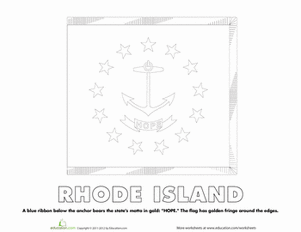 Rhode Island State Flag