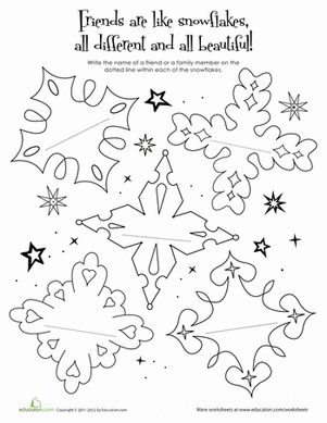 Snowflakes of Friendship