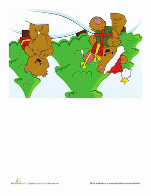 Teddy Bear Christmas Card