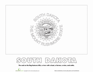 South Dakota State Flag