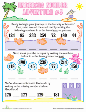 Undersea Number Adventure #5
