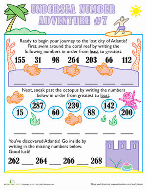 Undersea Number Adventure #7
